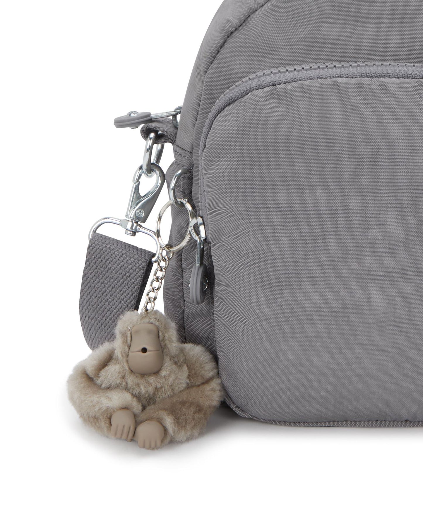 حقيبة كتف متوسطة الحجم من Kipling Cool Defea Inviting Grey (بحزام كتف قابل للإزالة) I2849-8DH