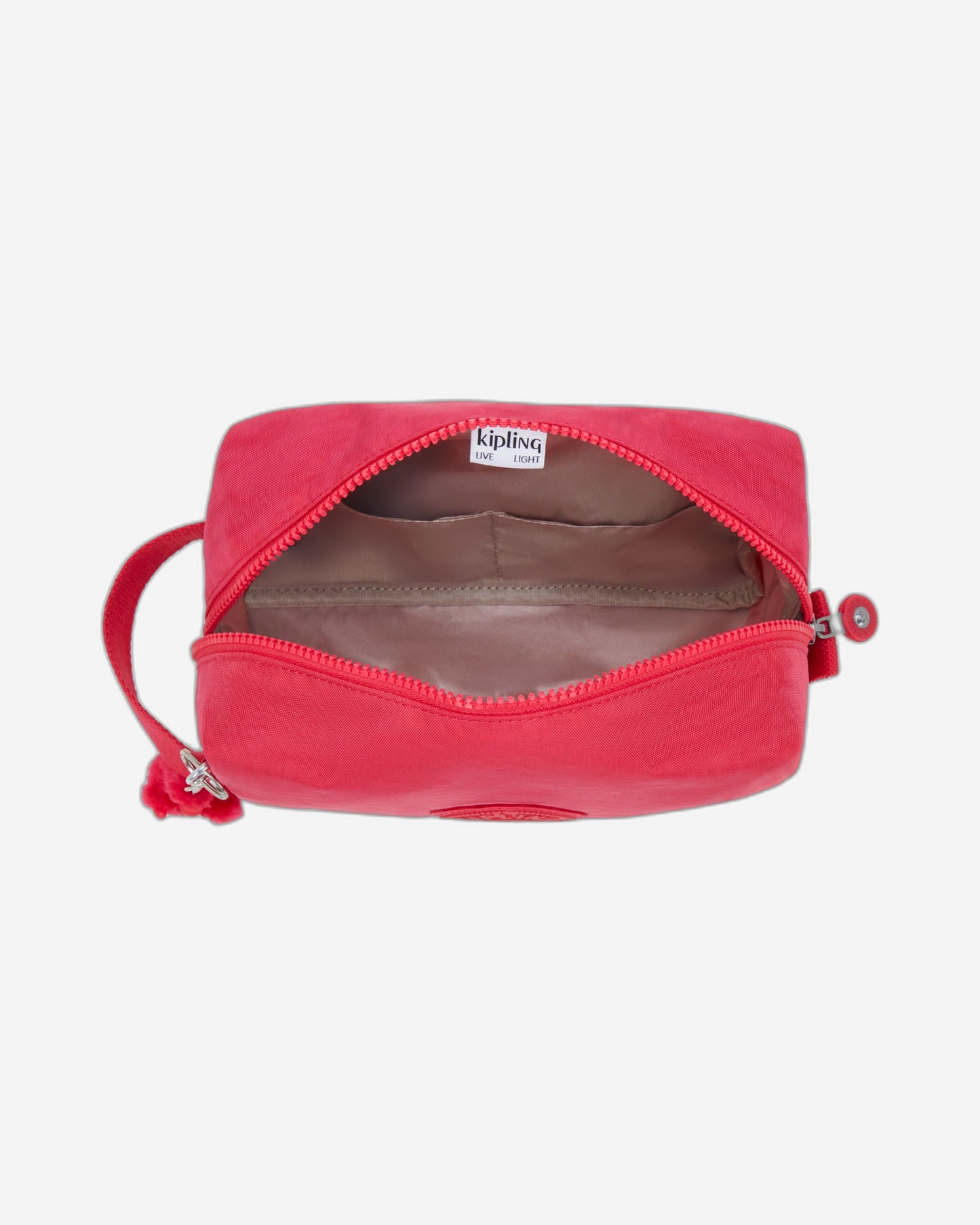 حقيبة أدوات الزينة الكبيرة وردية اللون من كيبلينج باراك ريزورت I2887-1BN