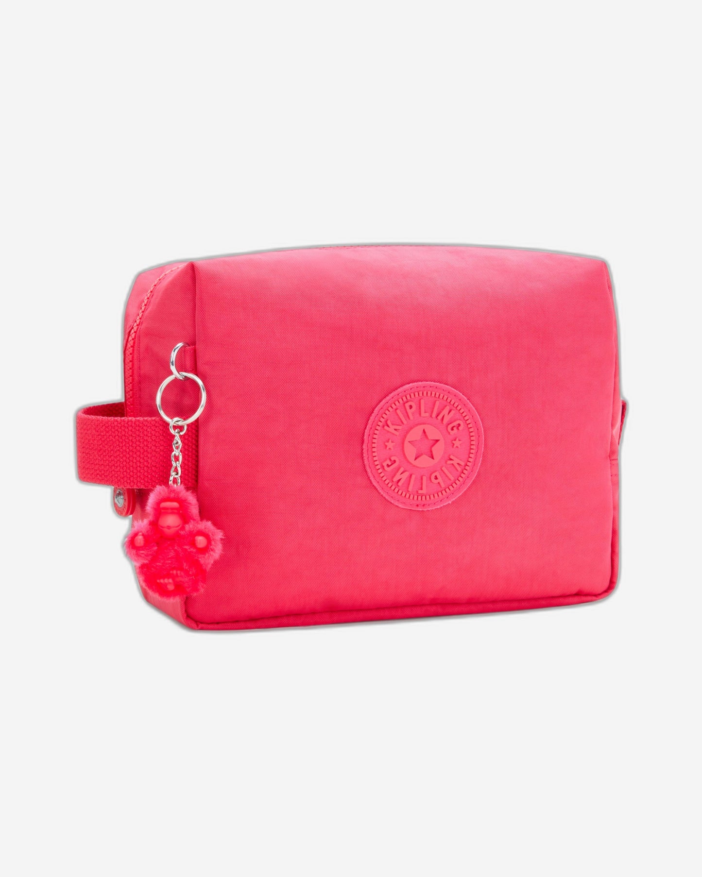 حقيبة أدوات الزينة الكبيرة وردية اللون من كيبلينج باراك ريزورت I2887-1BN