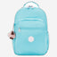 حقيبة ظهر Kipling Seoul Lap Mermaid Emboss كبيرة مع حجرة للكمبيوتر المحمول I2932-62H