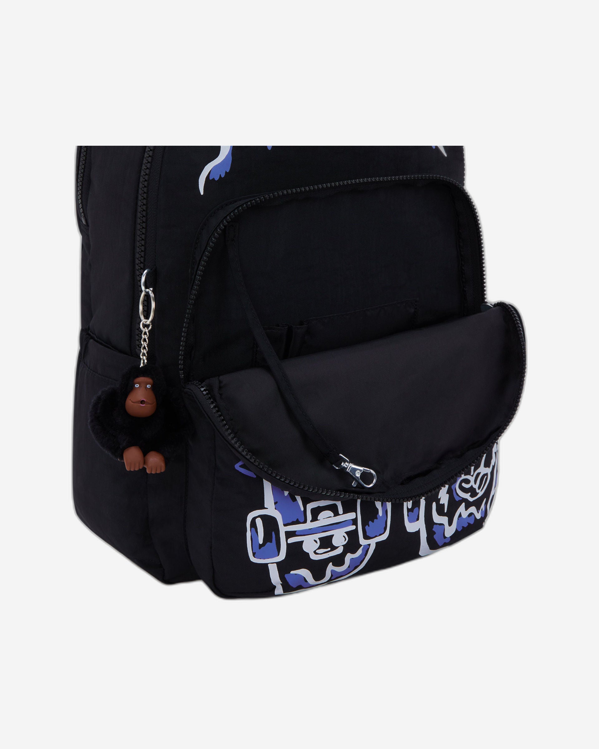 حقيبة ظهر Kipling Seoul Lap Fire Skate كبيرة مع حجرة للكمبيوتر المحمول I2932-80S