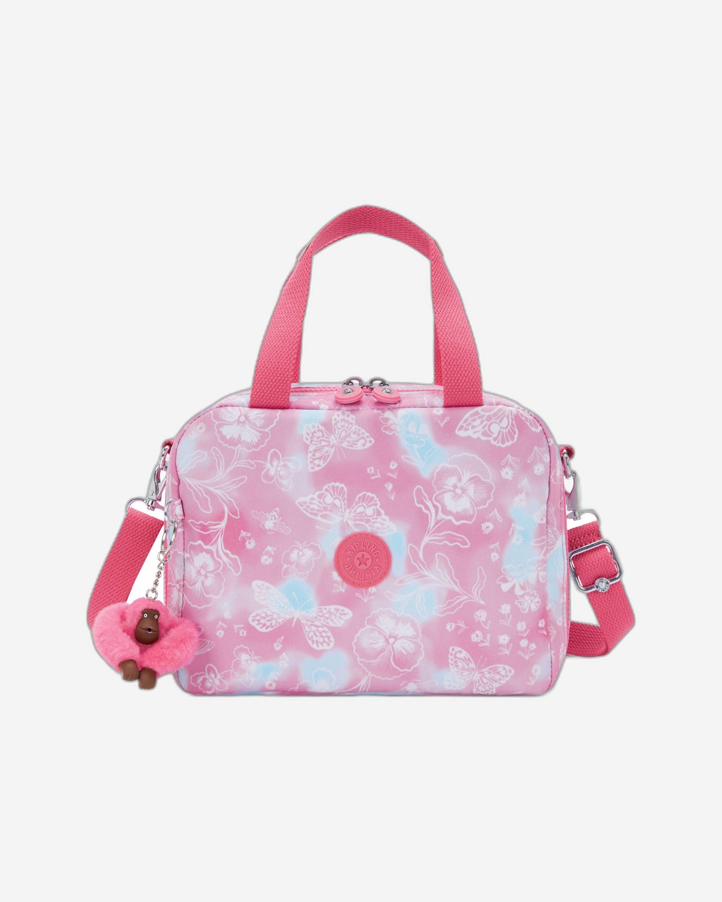 حقيبة غداء كبيرة من كيبلينج مييو جاردن كلاودز مع جراب عربة C2I2989-2PE