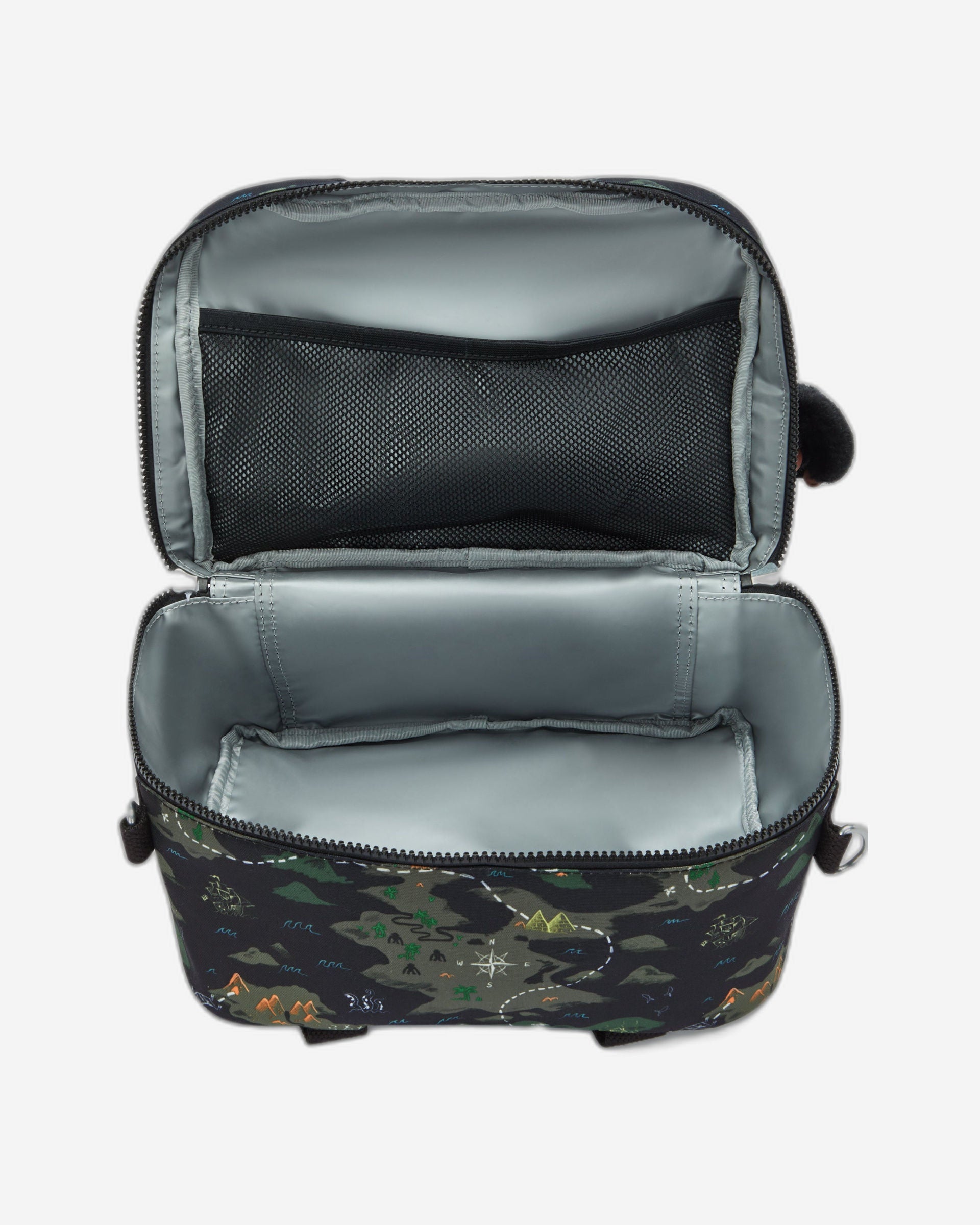 صندوق غداء كبير من KIPLING Miyo Camo Treasure (مع جراب عربة) I2989-3PB