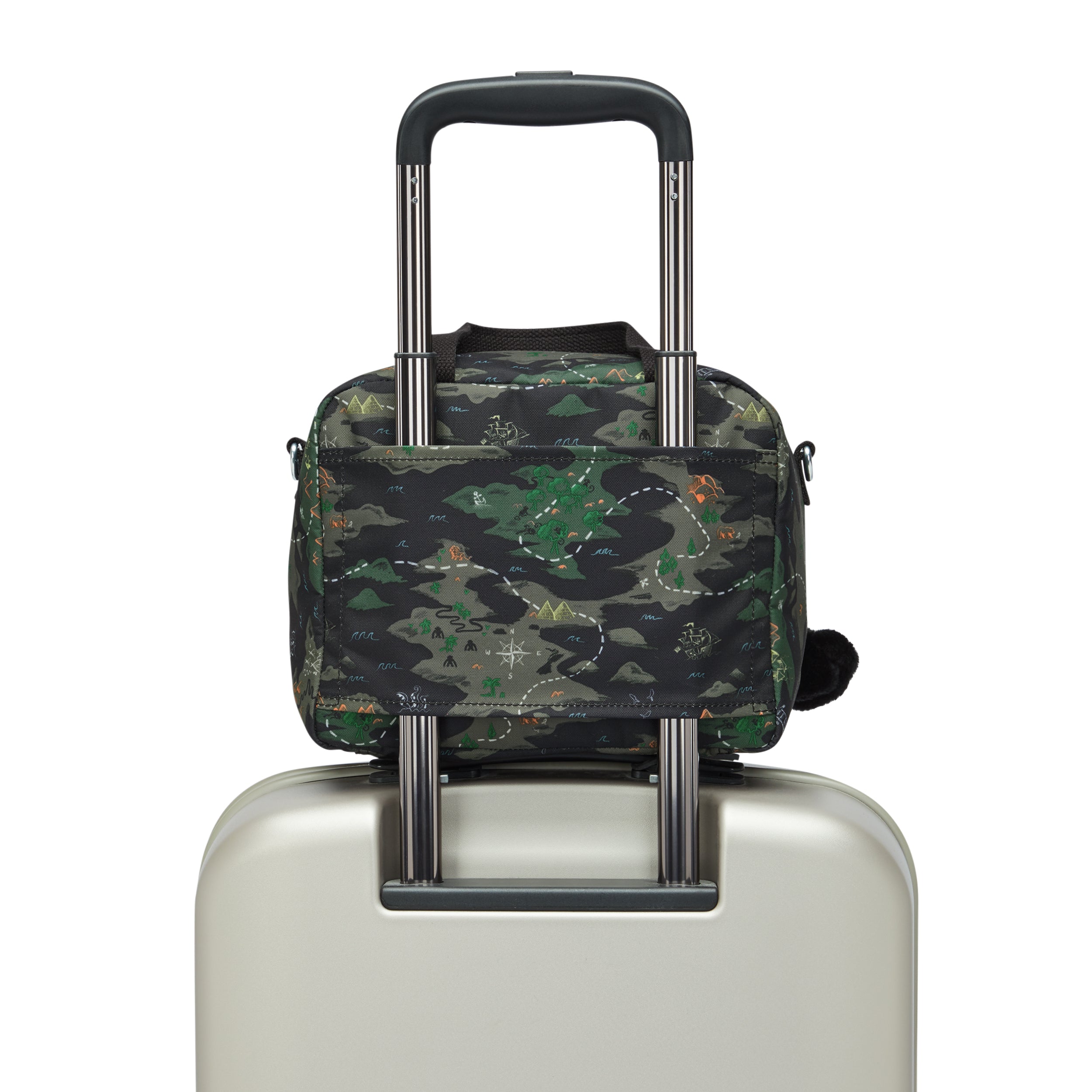 صندوق غداء كبير من KIPLING Miyo Camo Treasure (مع جراب عربة) I2989-3PB