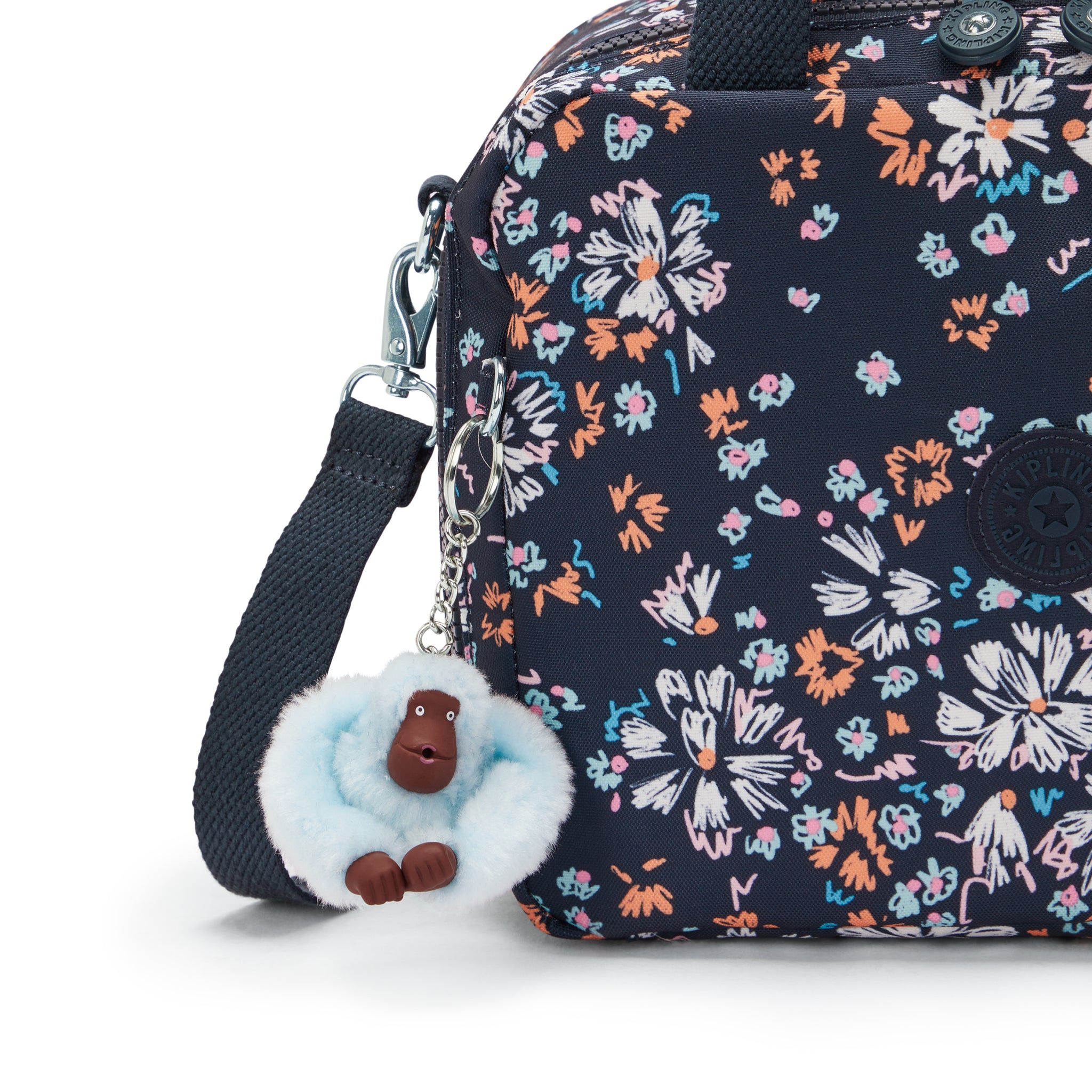 صندوق غداء كبير من KIPLING Miyo Flower Field (مع جراب عربة) I2989-5GB
