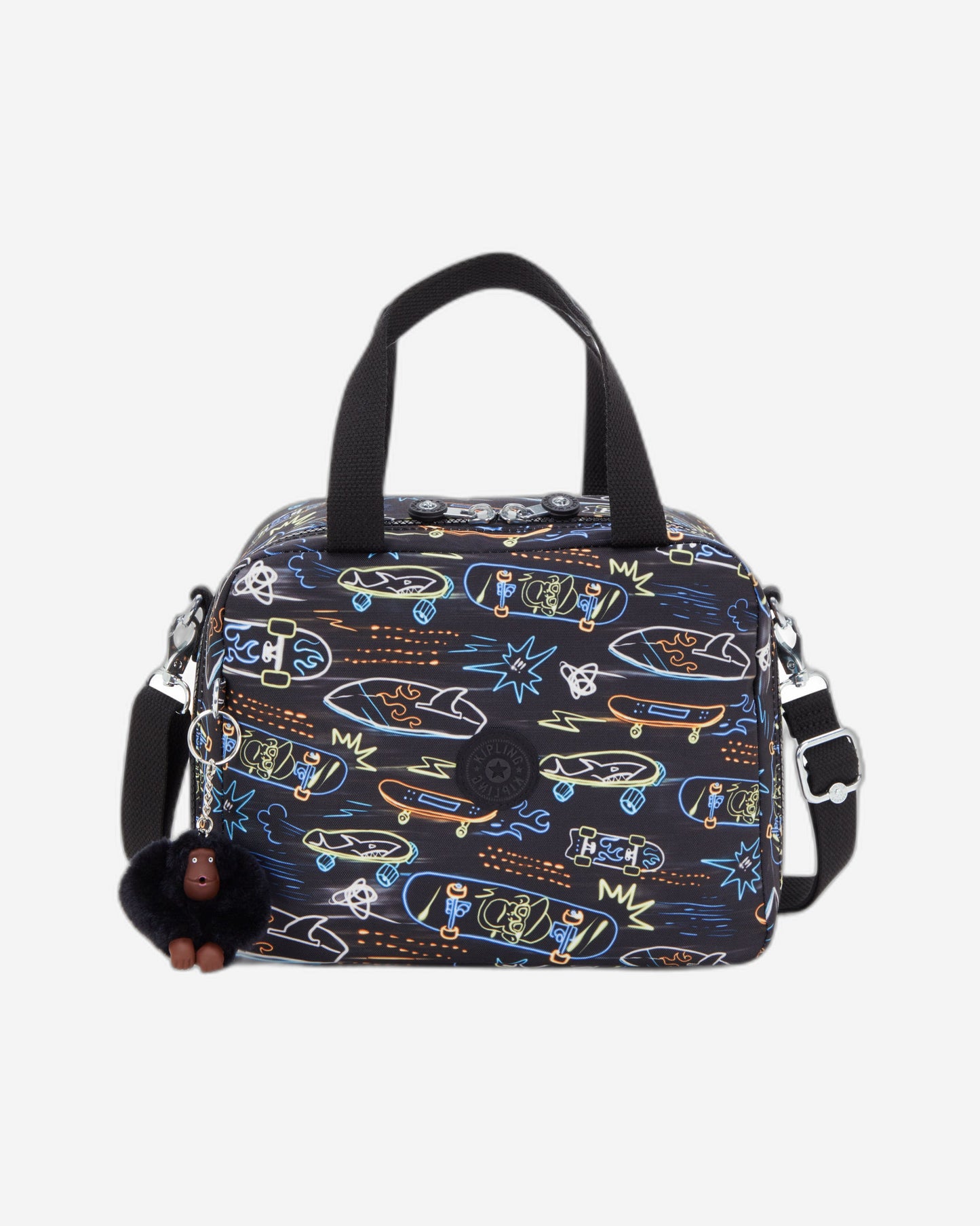 حقيبة غداء كبيرة Kipling Miyo Neon Skate مع جراب عربة I2989-71M