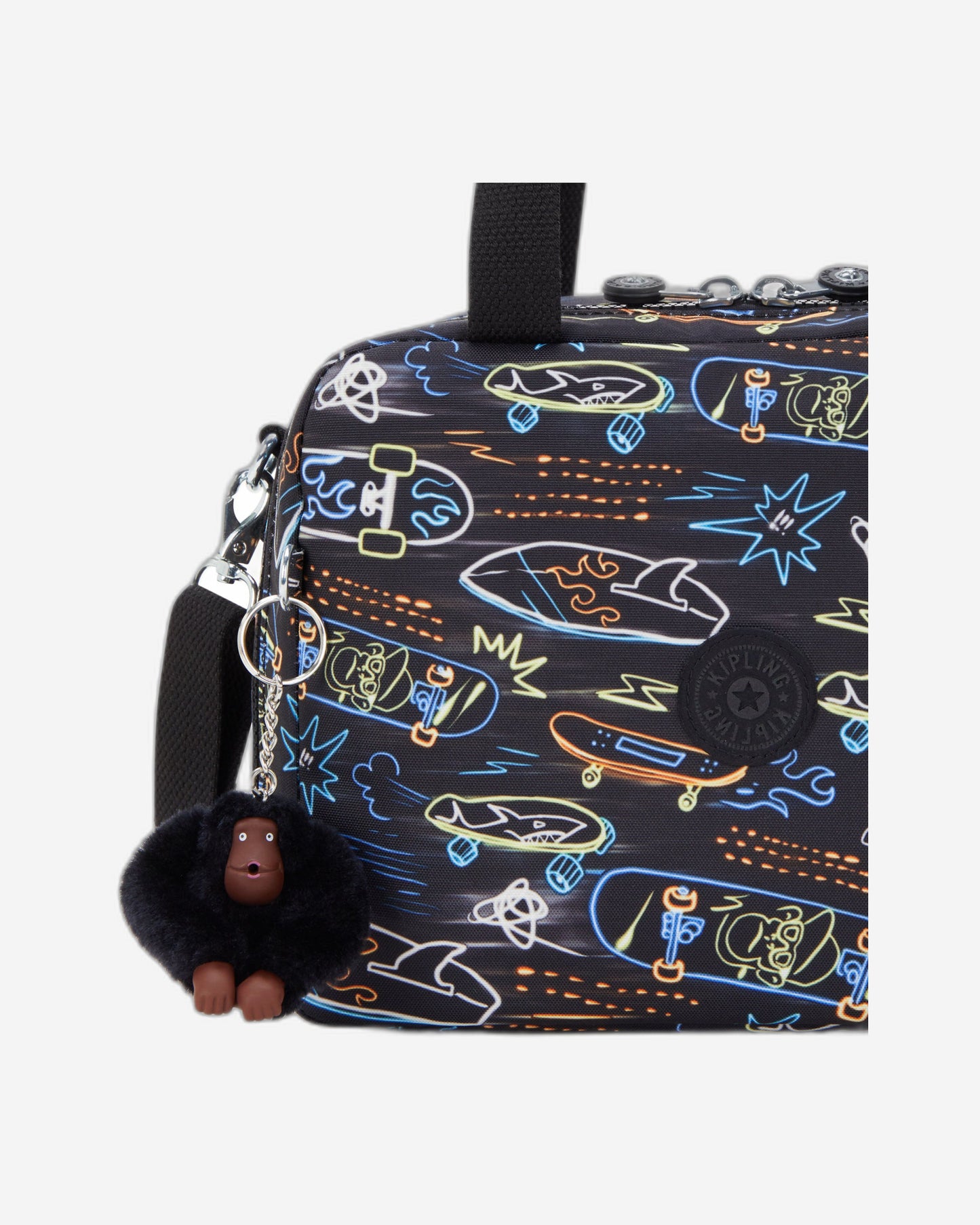 حقيبة غداء كبيرة Kipling Miyo Neon Skate مع جراب عربة I2989-71M