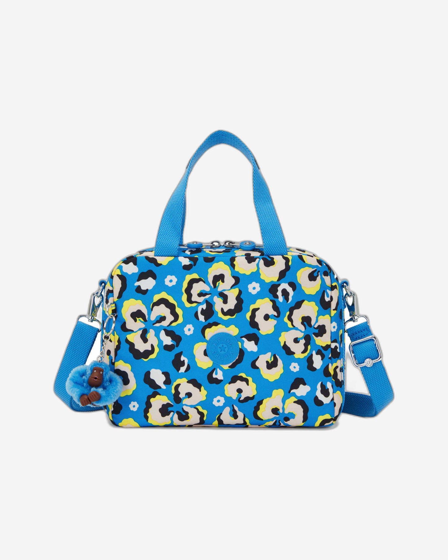 حقيبة غداء كبلينج مييو بنقشة جلد الفهد وكبيرة الحجم مع جراب عربة C2I2989-P2A