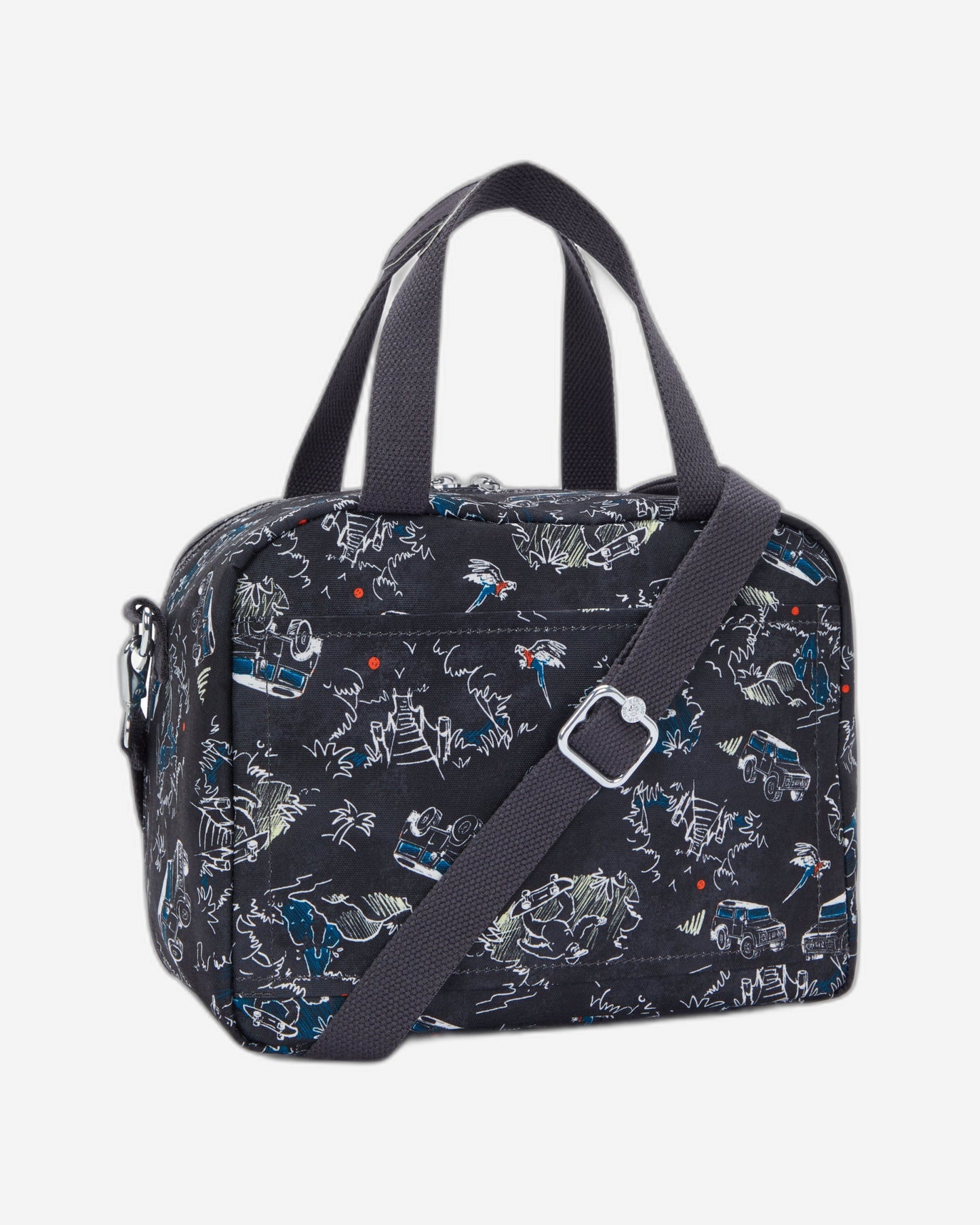 حقيبة غداء كبيرة من Kipling Miyo Jungle Fun Race مع جراب عربة C2I2989-TJ3
