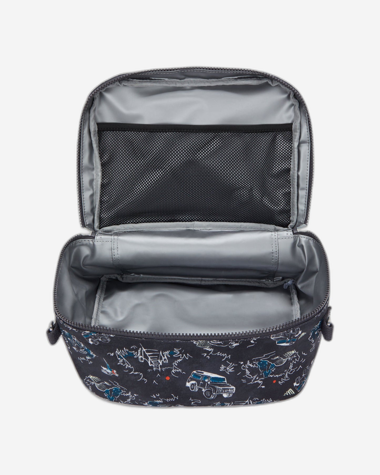 حقيبة غداء كبيرة من Kipling Miyo Jungle Fun Race مع جراب عربة C2I2989-TJ3