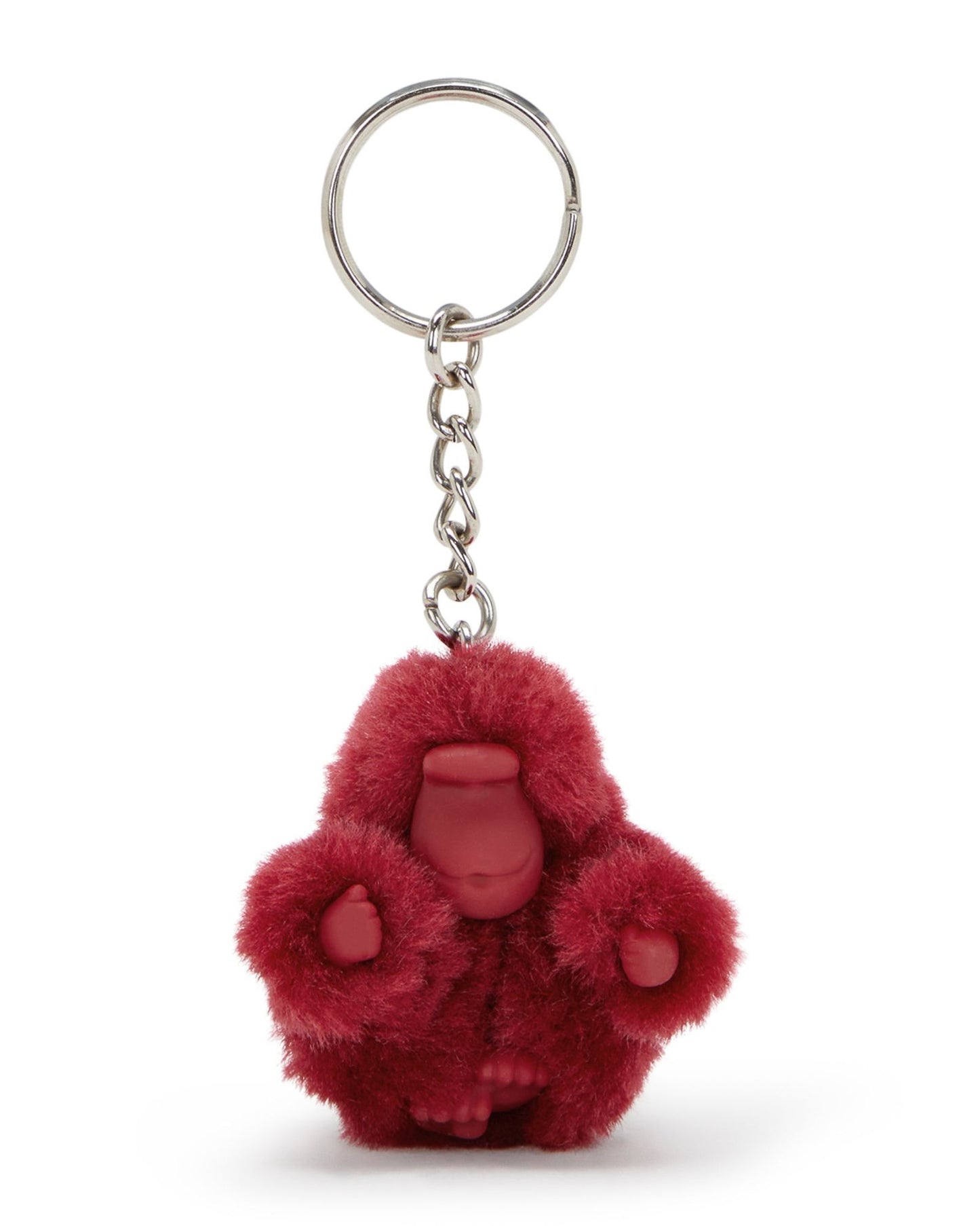 حامل مفاتيح كيبلينج مونك كليب متوسط الحجم أحمر أنيق على شكل قرد K1647-94S