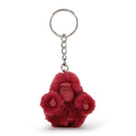 Kipling Monkeyclip XS Funky Red Pack of 10 Extra Small Monkey Keyhangers KI308-84S