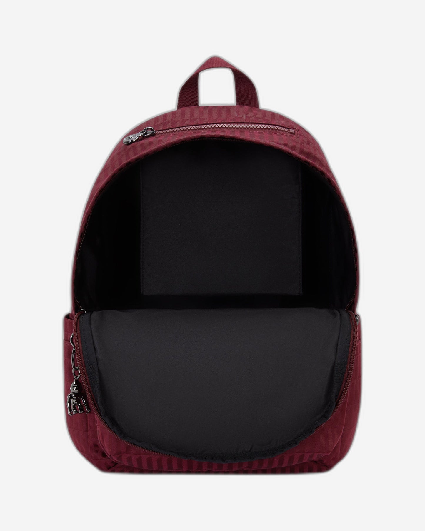 حقيبة ظهر Kipling Delia Maroon Tile Jq متوسطة الحجم I3149-9HX