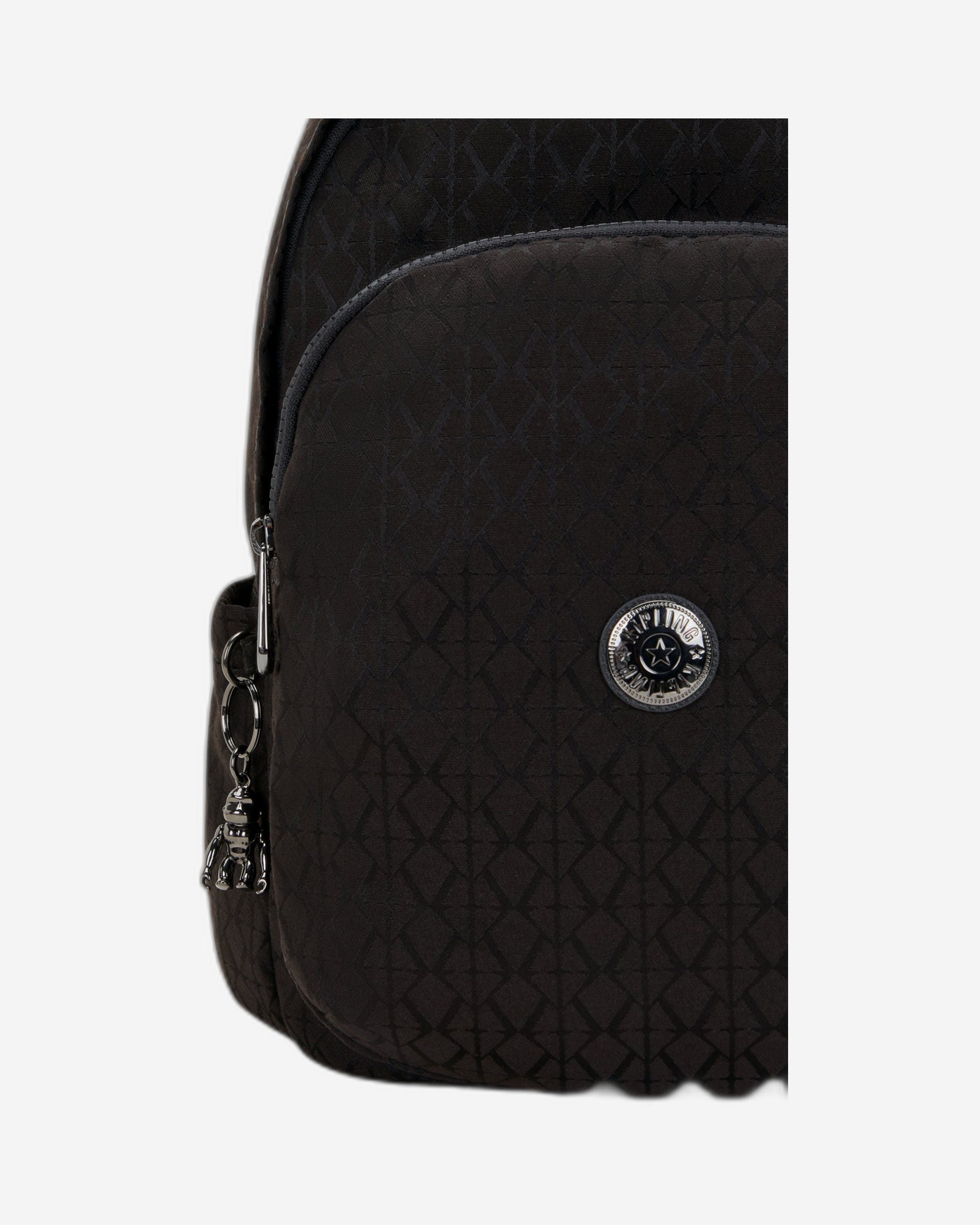 حقيبة ظهر كيبلينج ديليا بلاك ساين جي كيو متوسطة الحجم I3149-Y12