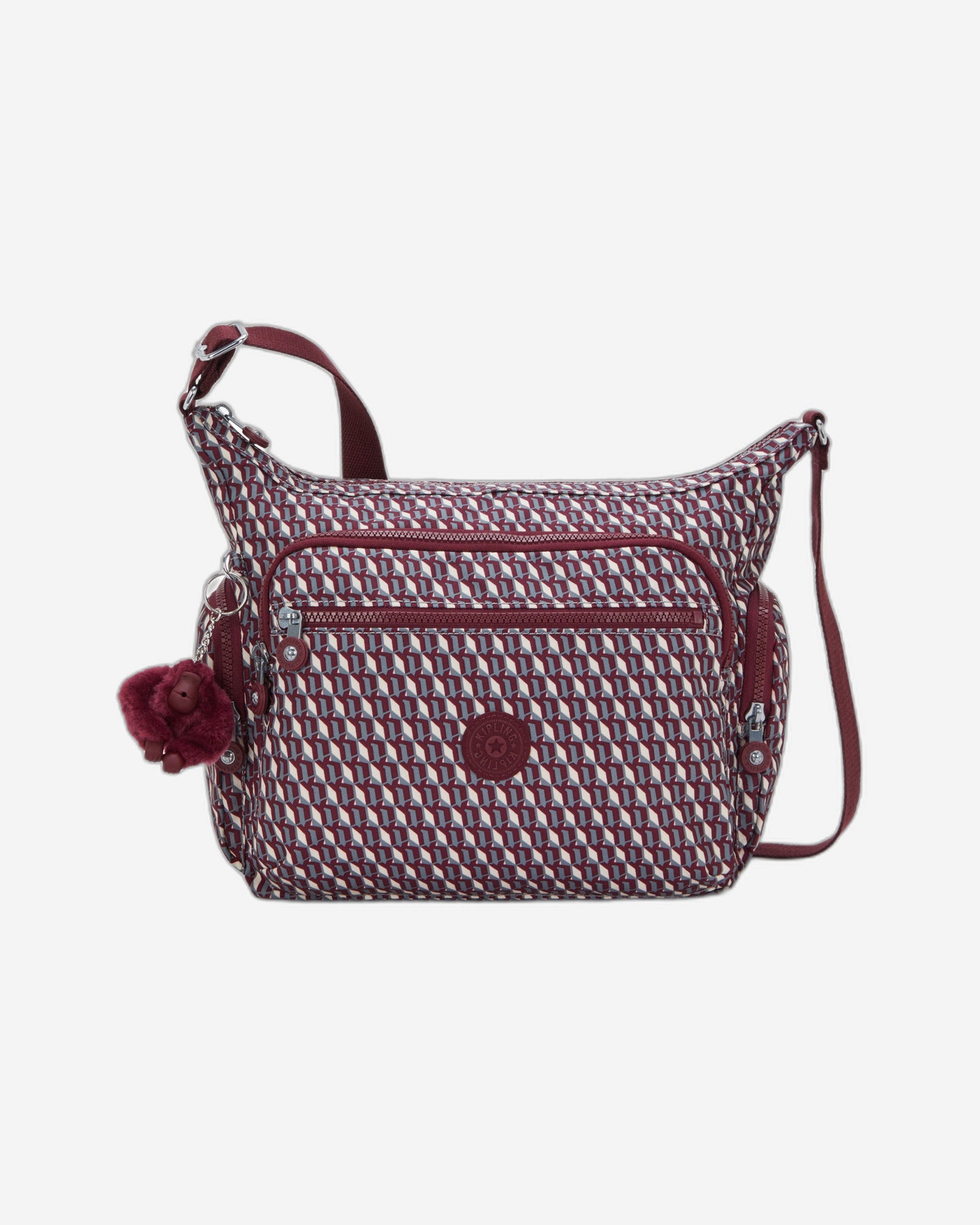 حقيبة Kipling Gabbie 3Dk Wine Large Crossbody I3186-1PB
