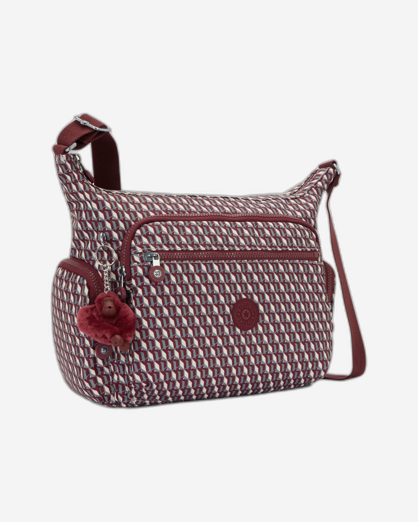 حقيبة Kipling Gabbie 3Dk Wine Large Crossbody I3186-1PB