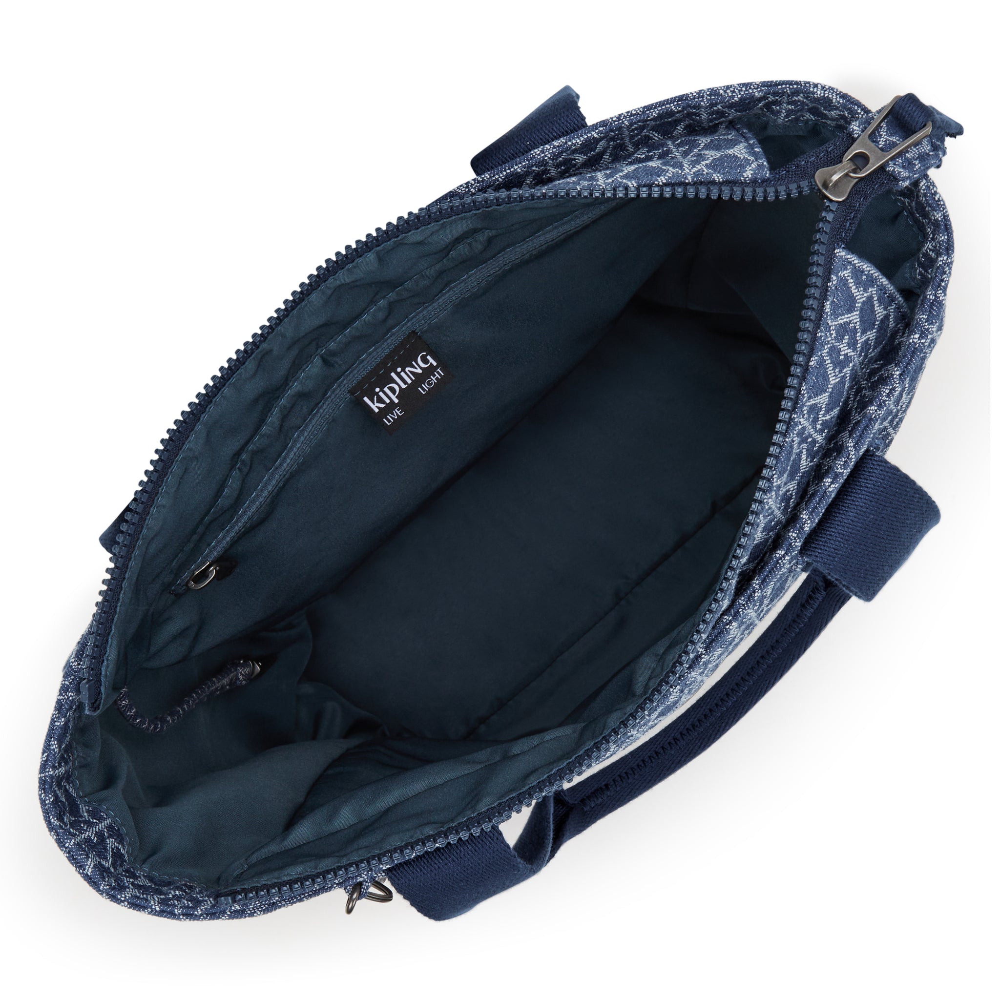 حقيبة توت متوسطة الحجم من Kipling Jowns Signature Denim I3283-7PF