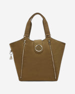 Kipling Recicely Dry Laurel Spice Medium Tote with Zipped & Magnetic Closure I3286-3KP