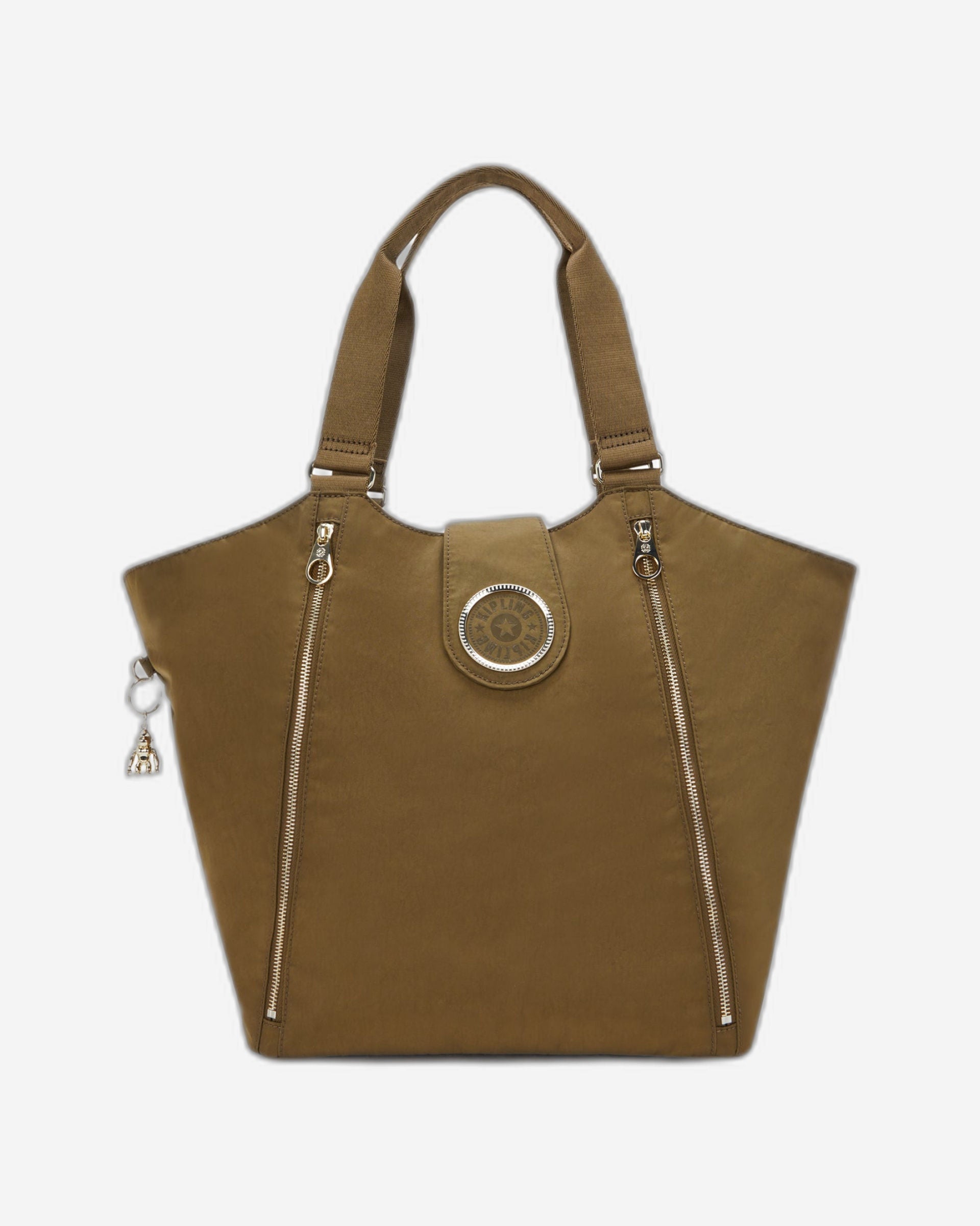Kipling Recicely Dry Laurel Spice Medium Tote with Zipped & Magnetic Closure I3286-3KP