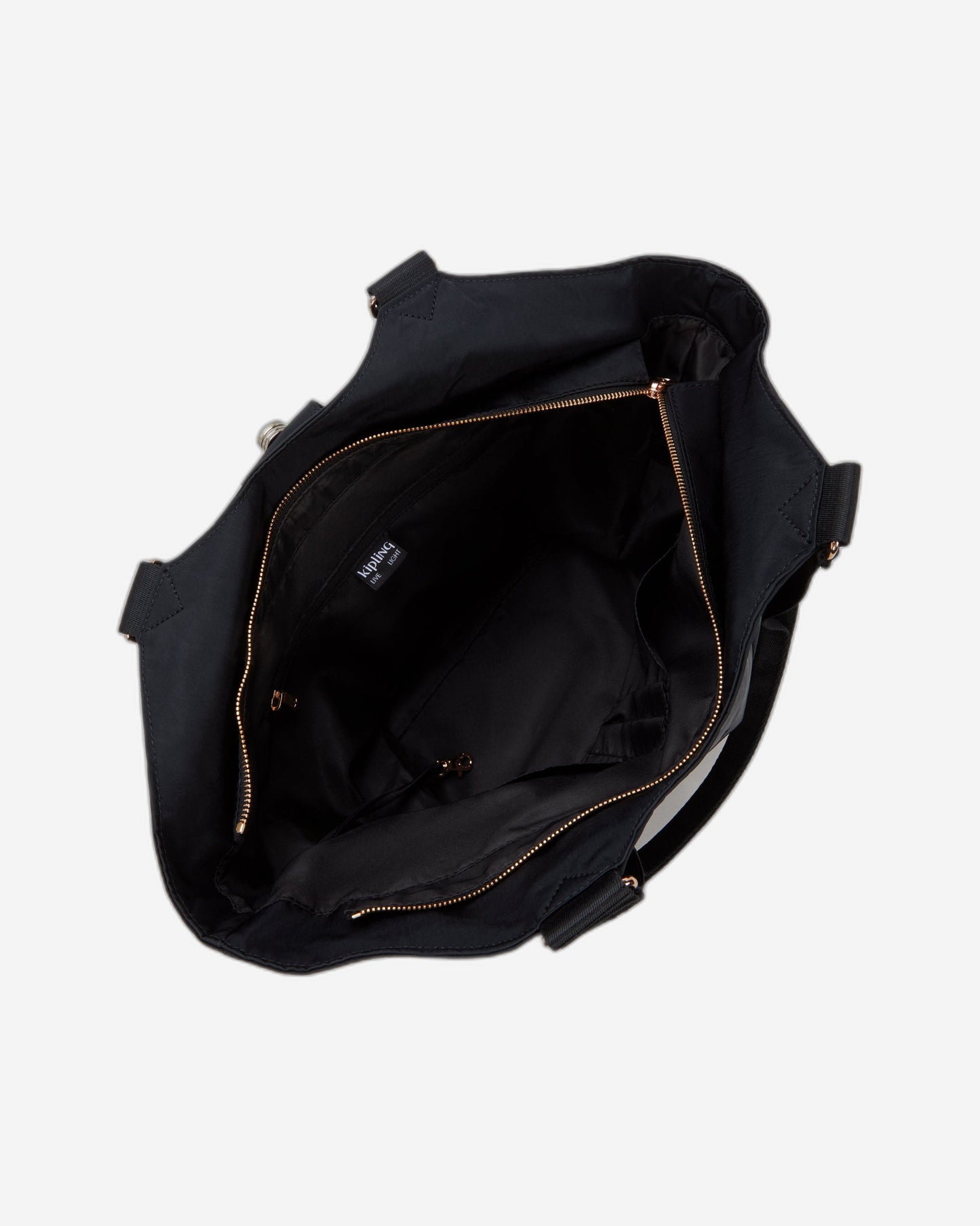 حقيبة كيبلينج متوسطة الحجم باللون الأسود والوردي والتوابل I3286-62Q