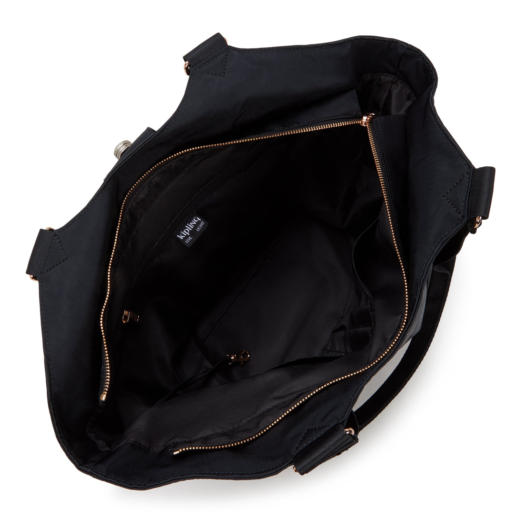 حقيبة كيبلينج متوسطة الحجم باللون الأسود والوردي والتوابل I3286-62Q