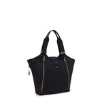 حقيبة كيبلينج متوسطة الحجم باللون الأسود والوردي والتوابل I3286-62Q