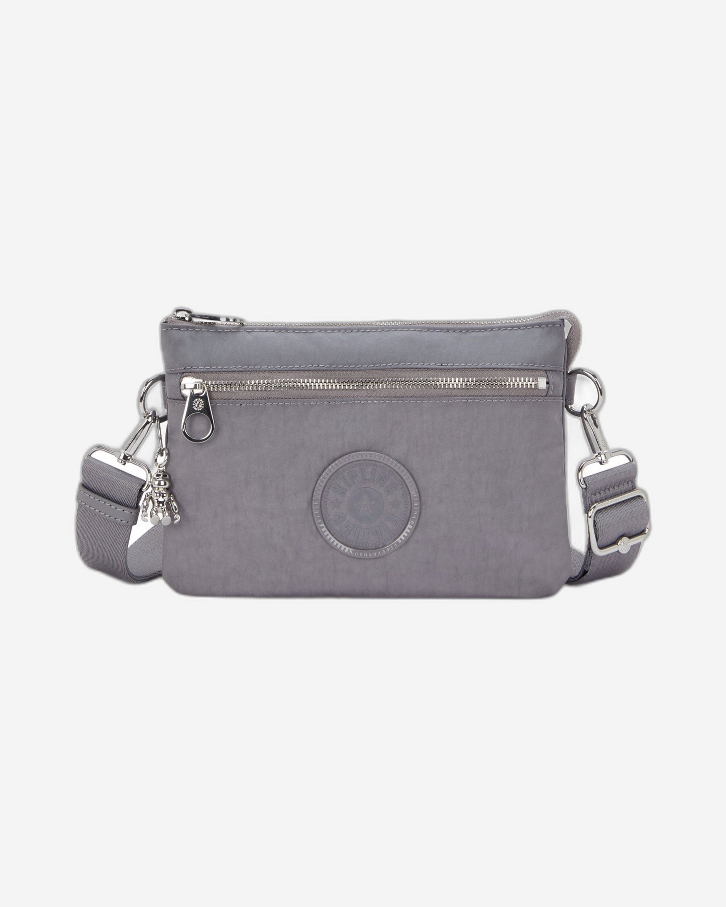 حقيبة Kipling Riri Zip Grey Spice صغيرة متقاطعة (مع حزام كتف قابل للإزالة) I3302-4GV