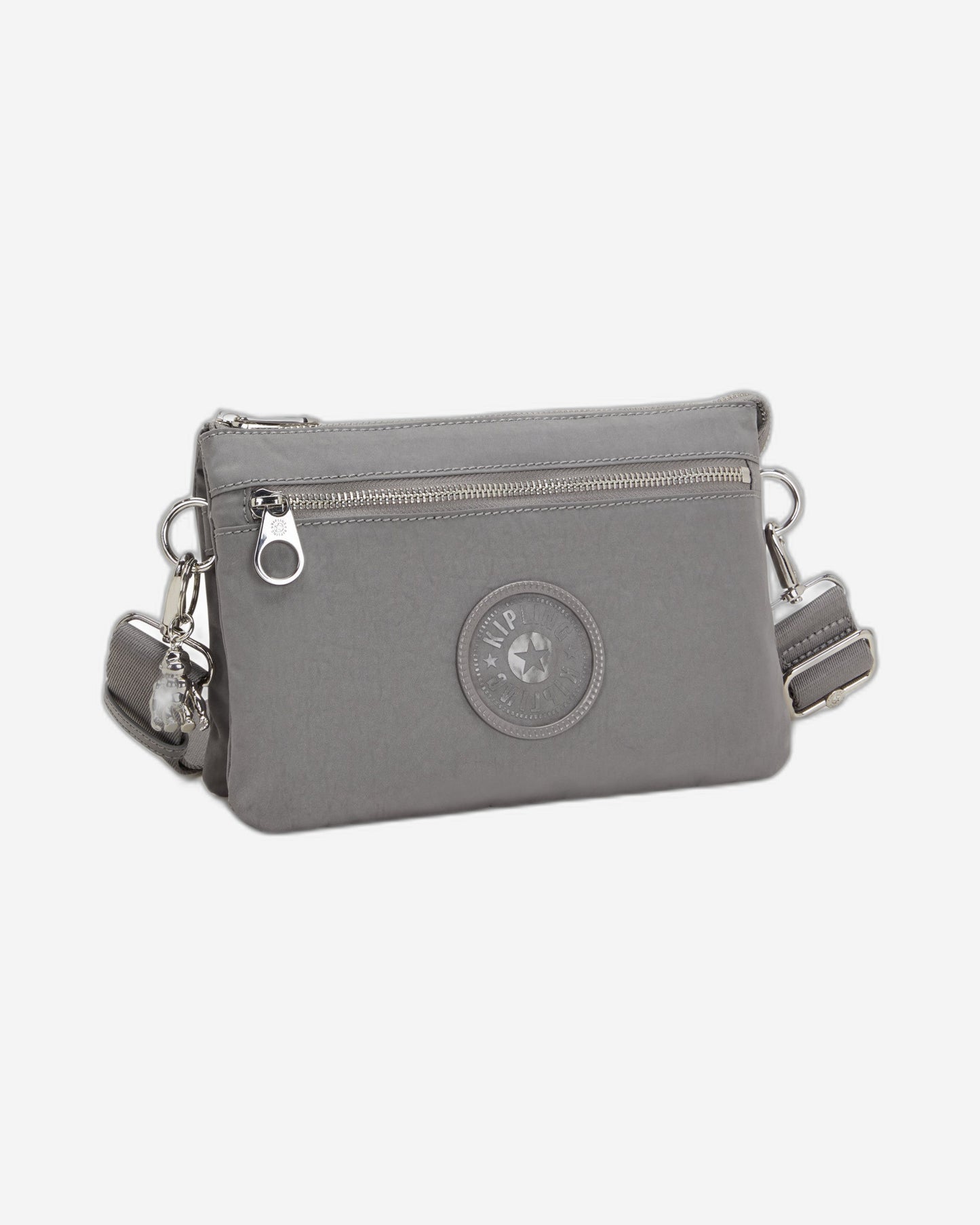 حقيبة Kipling Riri Zip Grey Spice صغيرة متقاطعة (مع حزام كتف قابل للإزالة) I3302-4GV