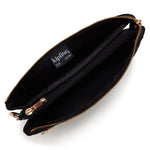 حقيبة كيبلينج ريرى زيب صغيرة سوداء وردية اللون I3302-62Q