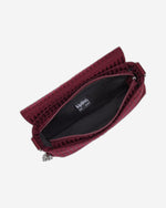 حقيبة كتف صغيرة Kipling Aras Up Maroon Tile Jq (بحزام سلسلة قابل للإزالة) I3353-9HX