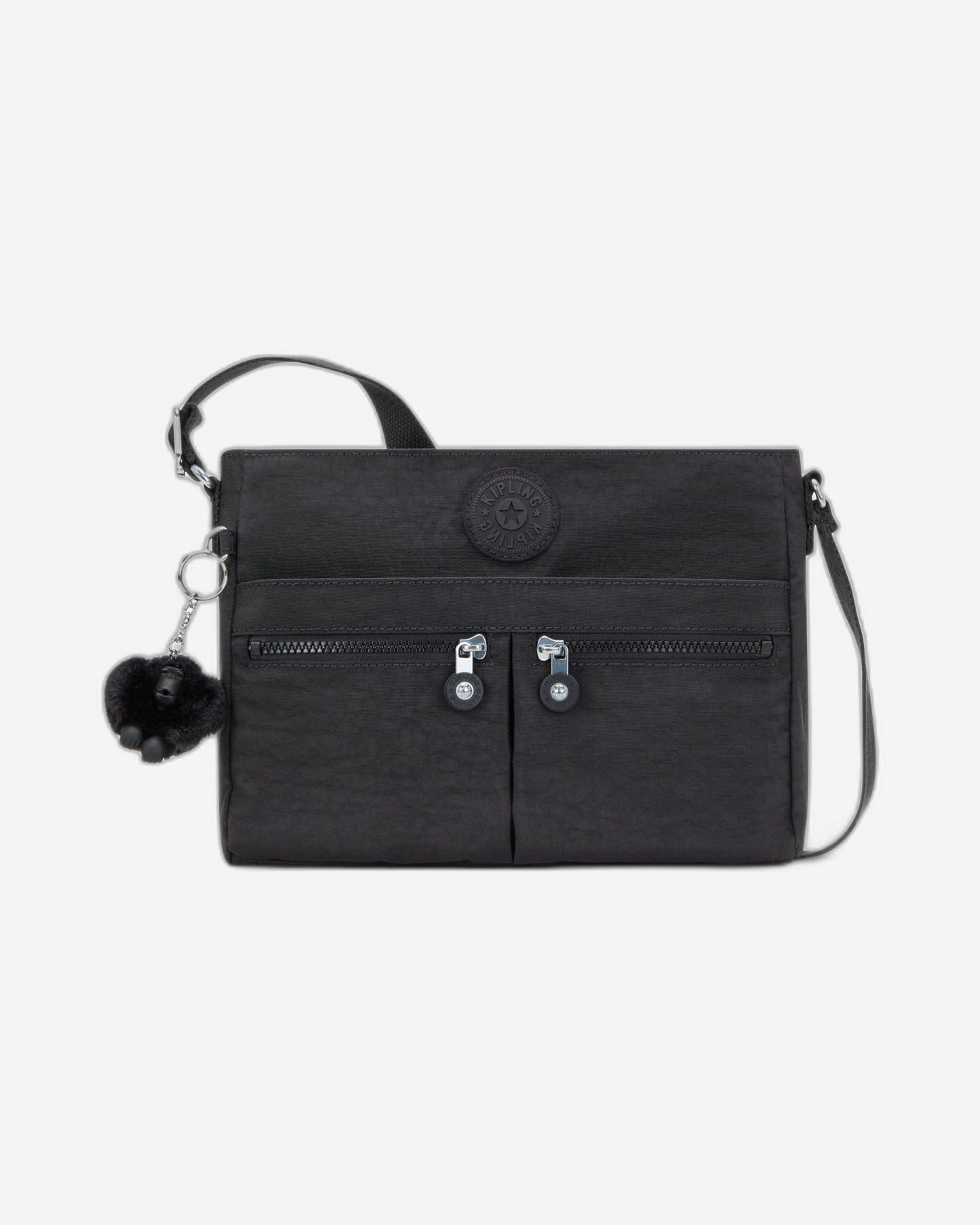 حقيبة كتف صغيرة جديدة من كيبلينج أنجي بلاك نوار C2I3389-P39