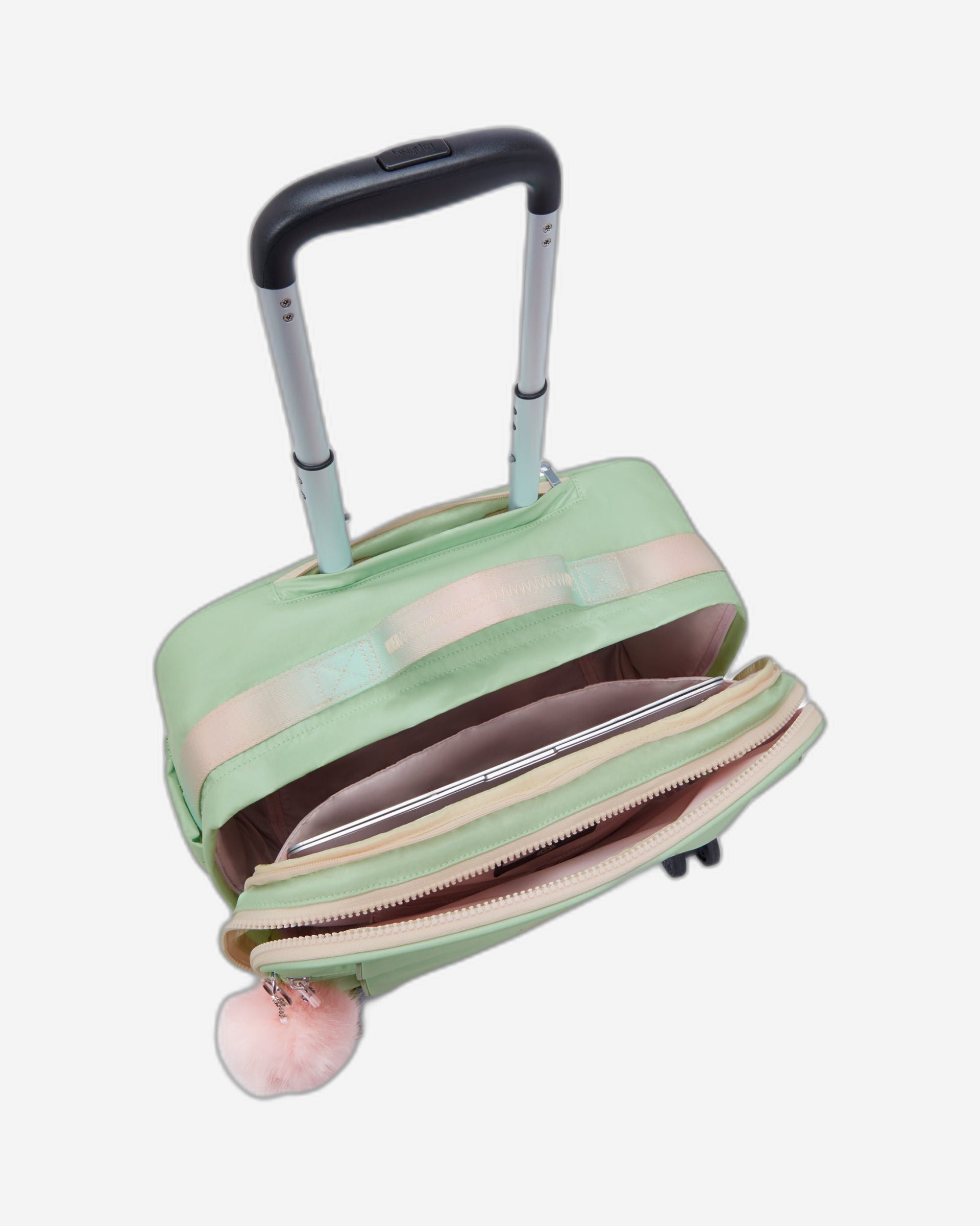 حقيبة كيبلينج نيو ستوريا ناعمة خضراء كبيرة بعجلات C2I3390-5KY