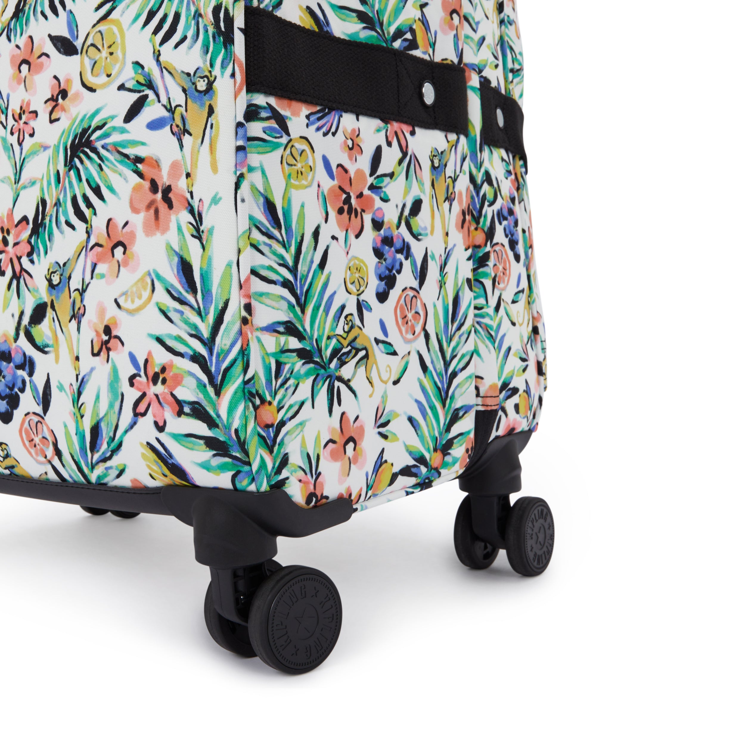 حقيبة سفر Kipling Spontaneous L كبيرة بعجلات وطبعة كوكتيل زهرية I3397-5DZ