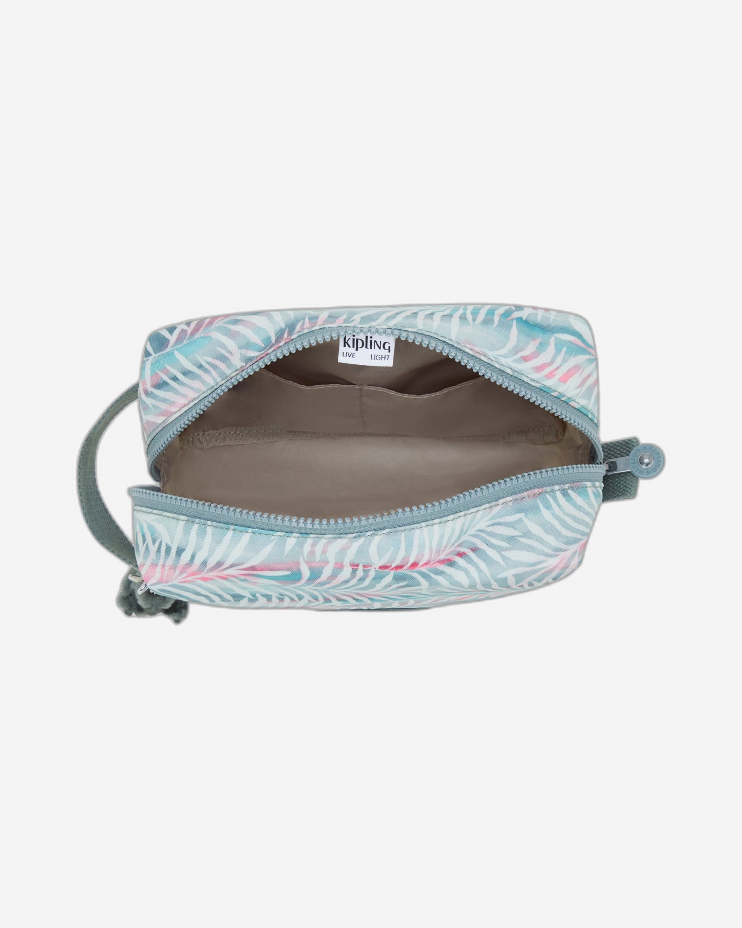 حقيبة أدوات الزينة الكبيرة Kipling Parac Palmtree Leaves I3419-3QN