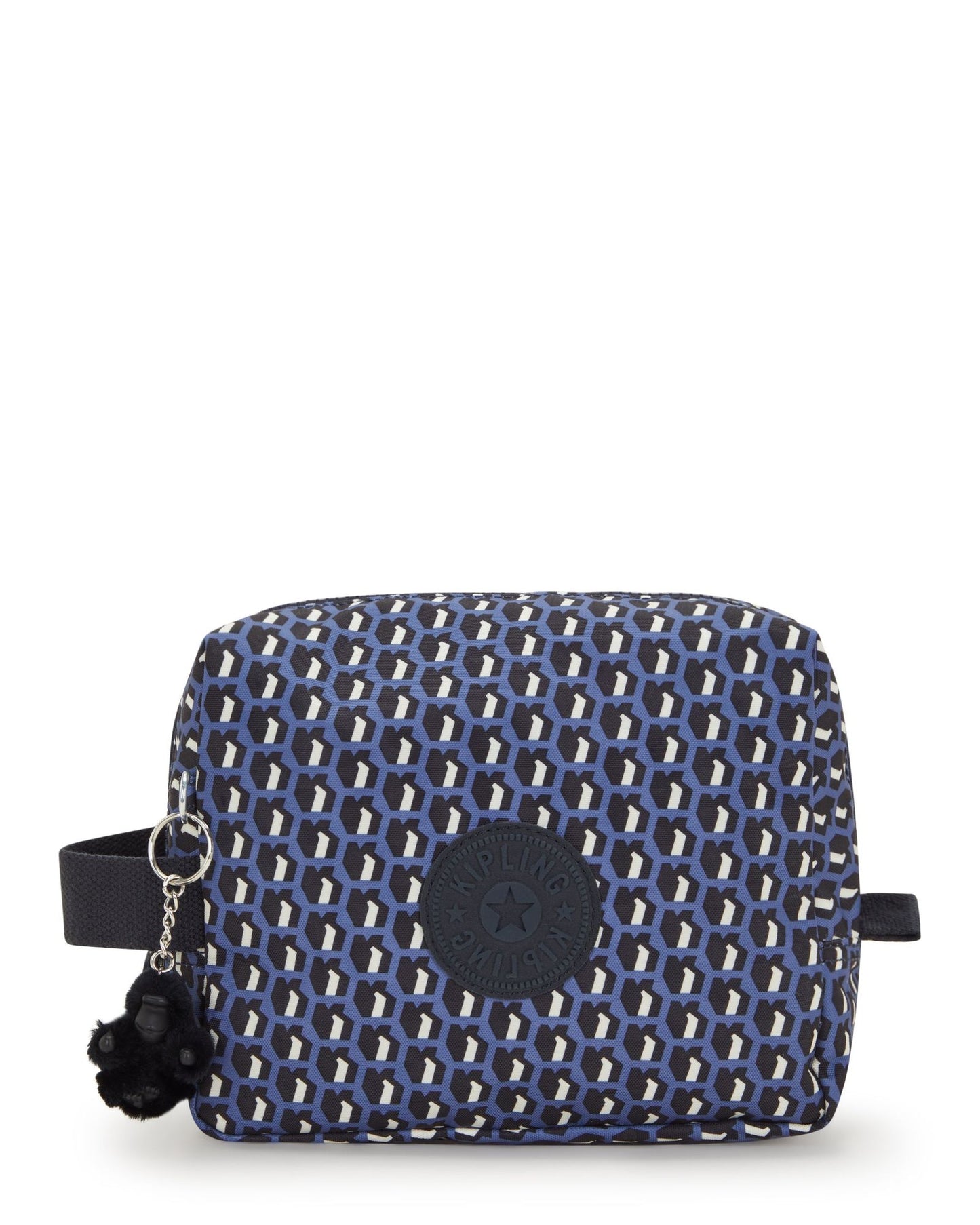 حقيبة أدوات الزينة الكبيرة Kipling Parac 3D K باللون الأزرق I3419-4JS