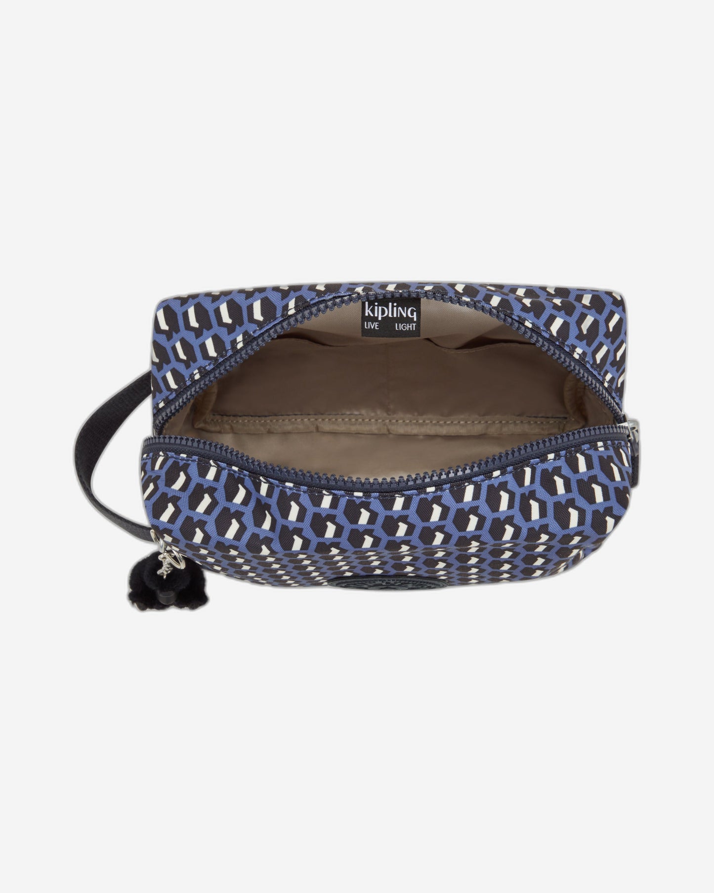 حقيبة أدوات الزينة الكبيرة Kipling Parac 3D K باللون الأزرق I3419-4JS