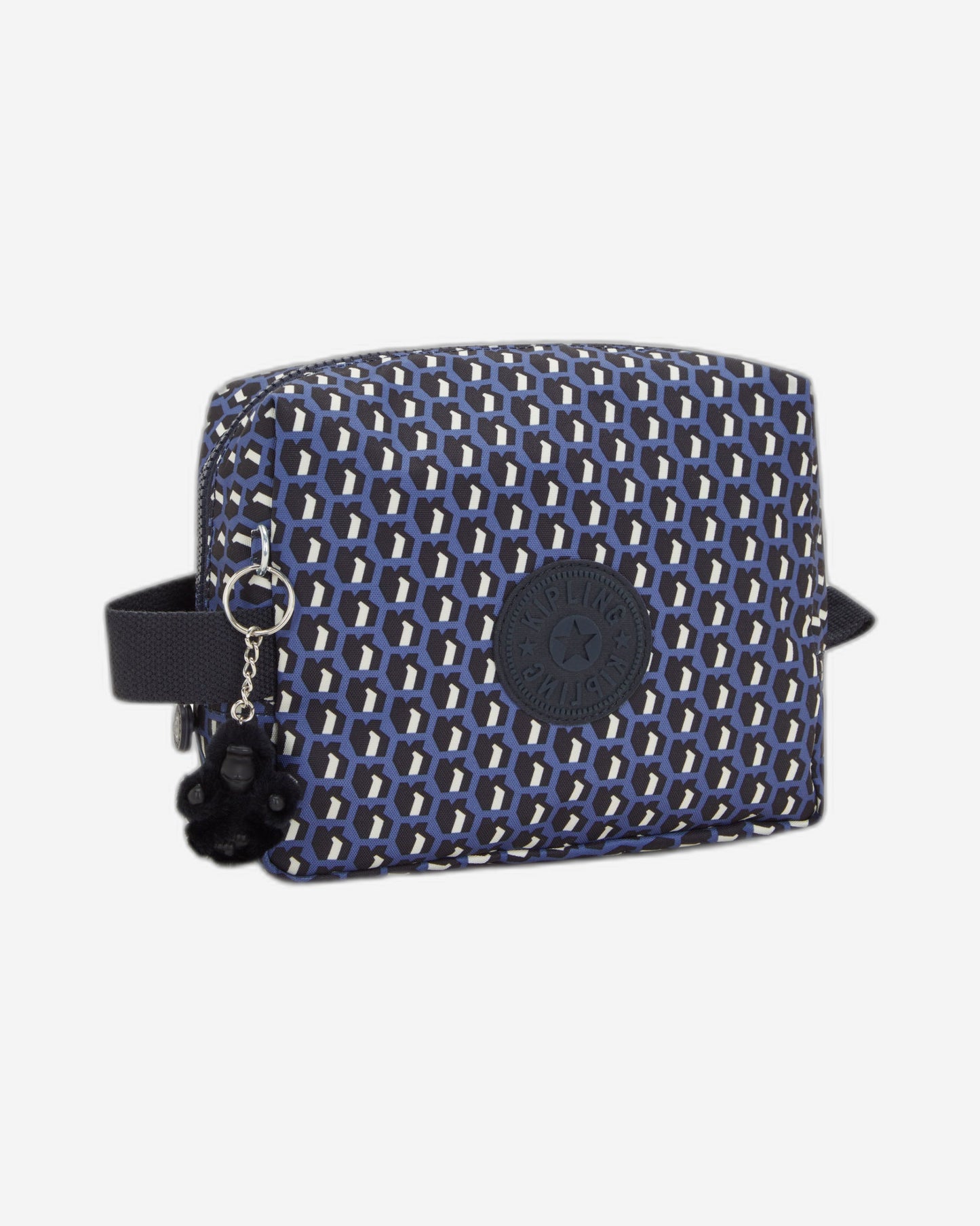 حقيبة أدوات الزينة الكبيرة Kipling Parac 3D K باللون الأزرق I3419-4JS