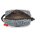 حقيبة أدوات تجميل كبيرة بطبعة تجريدية من كيبلينج باراك C2I3419-GN6