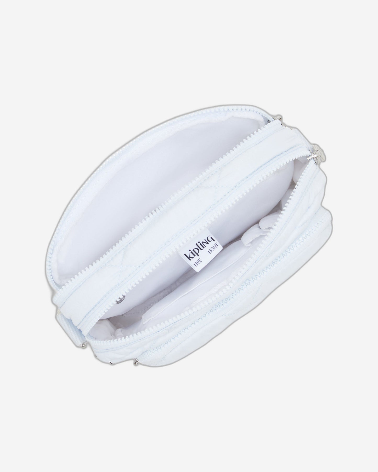 حقيبة كتف متوسطة الحجم Kipling Abanu M Zip Water Blue Ql I3440-1TQ