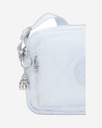 حقيبة كتف متوسطة الحجم Kipling Abanu M Zip Water Blue Ql I3440-1TQ