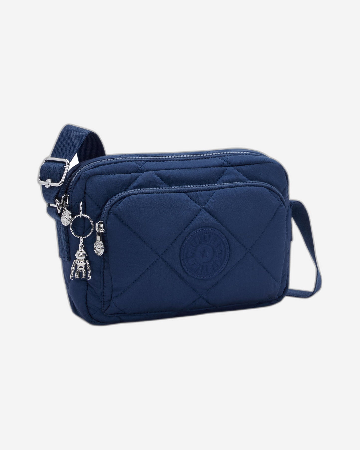 حقيبة كتف متوسطة الحجم Kipling Abanu M Zip Airy Blue Ql I3440-93U