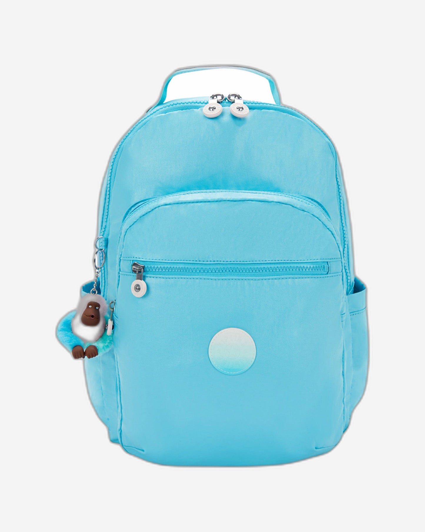 حقيبة ظهر Kipling Seoul College Extra Sea Blue Met Large مع حجرة للكمبيوتر المحمول I3514-52D