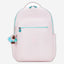 حقيبة ظهر Kipling Seoul College Extra Sea Pink Met Large مع حجرة للكمبيوتر المحمول I3514-52J