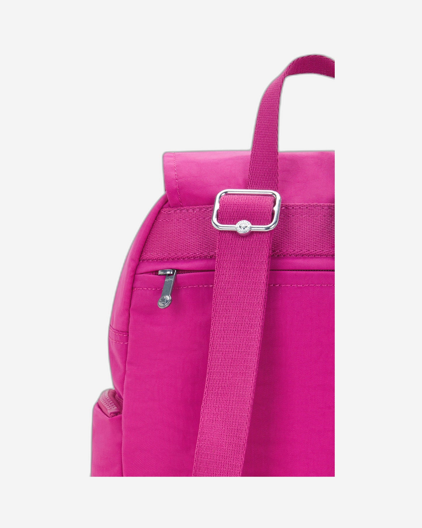 حقيبة ظهر كيبلينج سيتي زيب إس صغيرة متوهجة باللون الفوشيا I3523-3KU