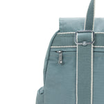 حقيبة ظهر كيبلينج سيتي زيب إس صغيرة مريحة باللون الرمادي I3523-3NL