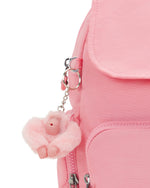 حقيبة ظهر Kipling City Zip S صغيرة بلون أحمر خدود ممتع I3523-6LZ