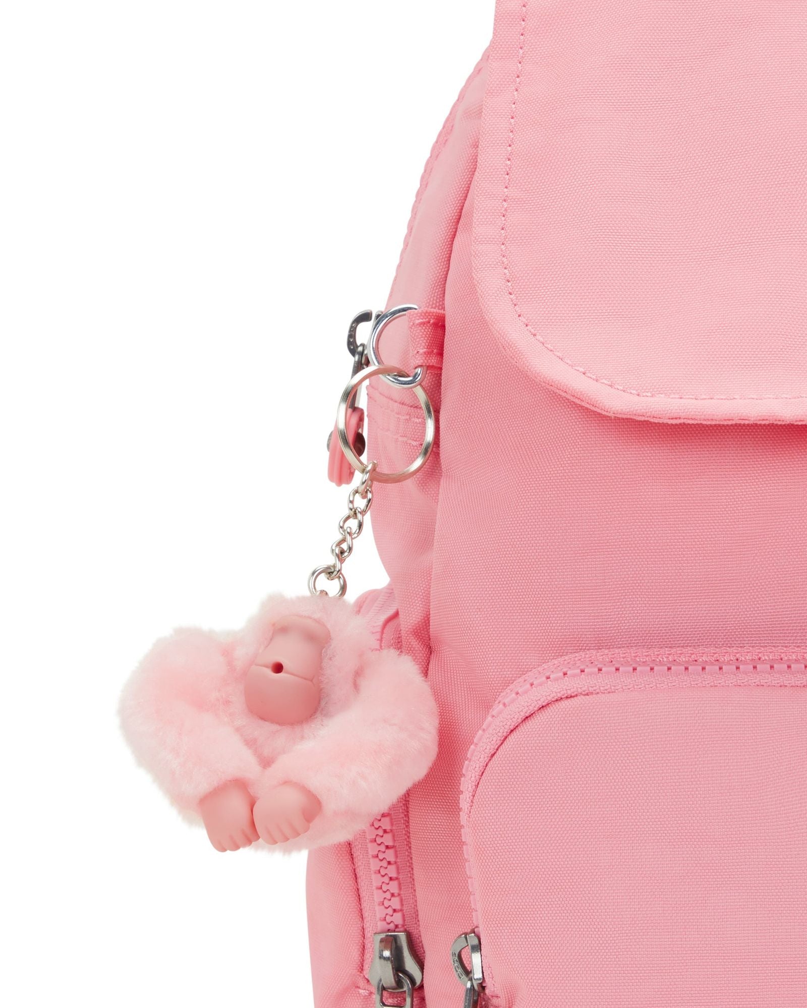 حقيبة ظهر Kipling City Zip S صغيرة بلون أحمر خدود ممتع I3523-6LZ