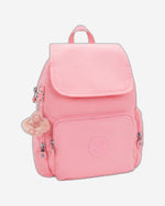 حقيبة ظهر Kipling City Zip S صغيرة بلون أحمر خدود ممتع I3523-6LZ