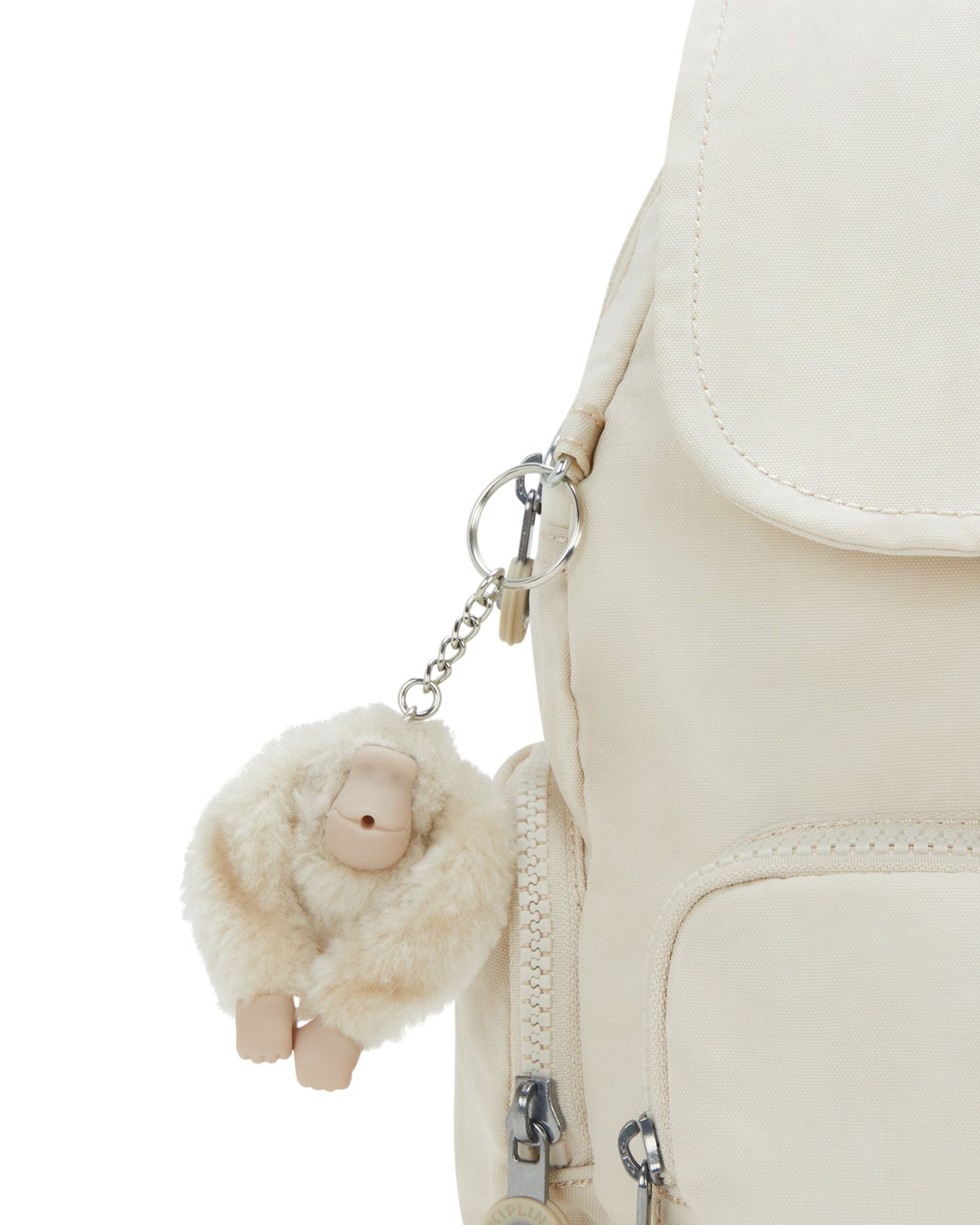 حقيبة ظهر كيبلينج سيتي زيب إس هايدواي صغيرة بيج I3523-7JR