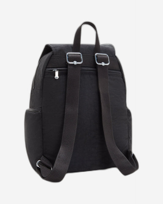 حقيبة ظهر كيبلينج سيتي زيب إس سوداء صغيرة C2I3523-P39